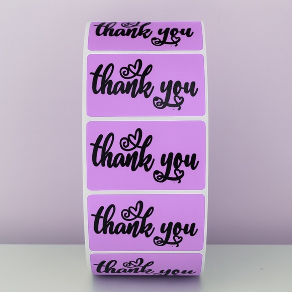 Small Business Thank You Stickers - Heart Packaging -Customer Appreciation label - Picture 8 of 11